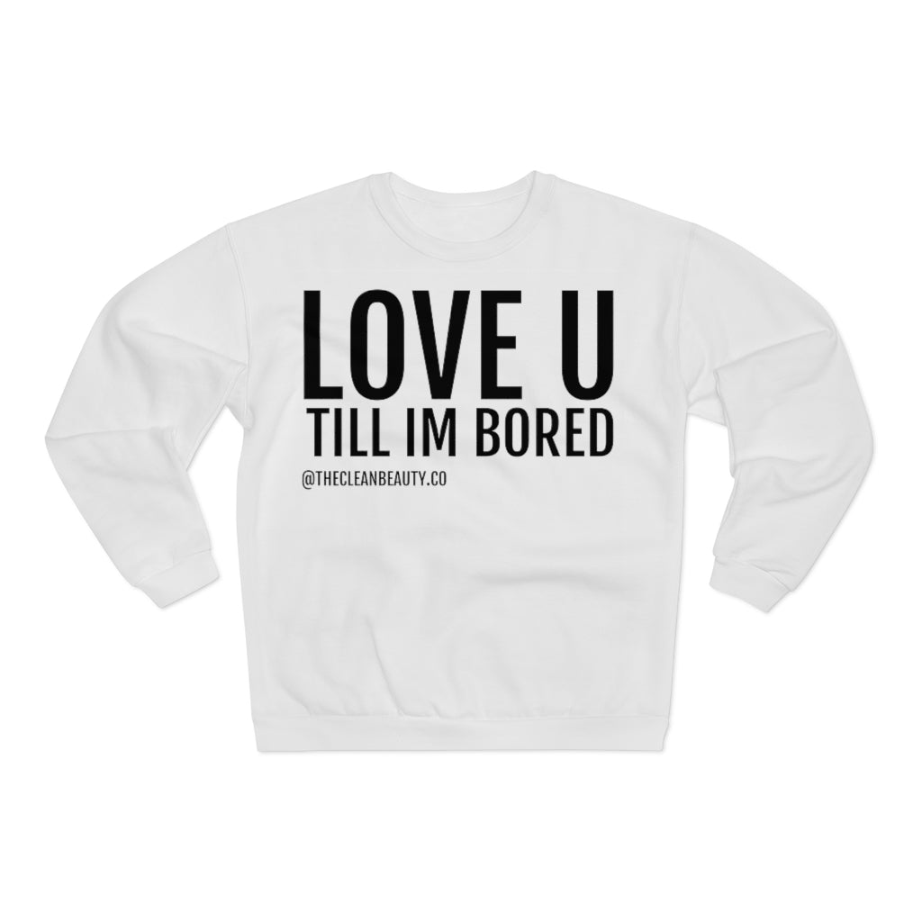 Unisex Crew Neck Sweatshirt White