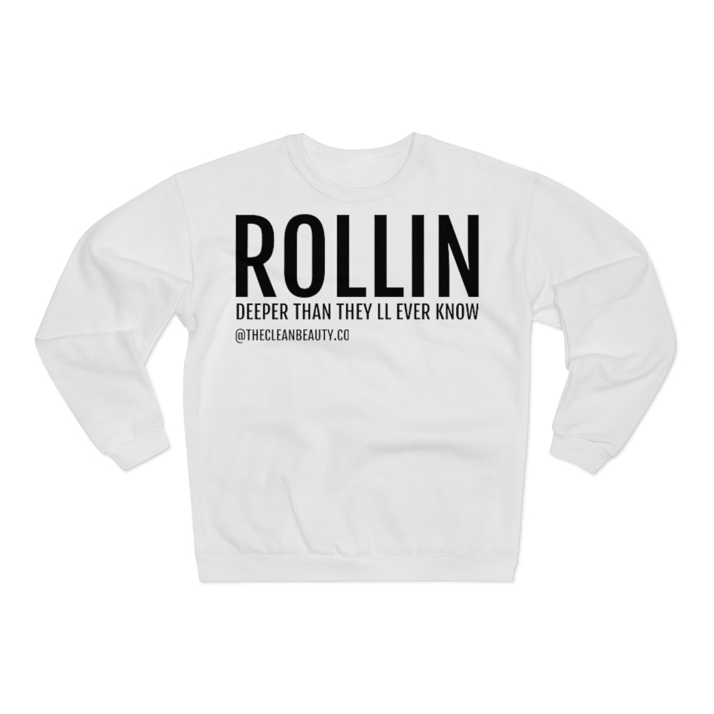 Unisex Crew Neck Sweatshirt White