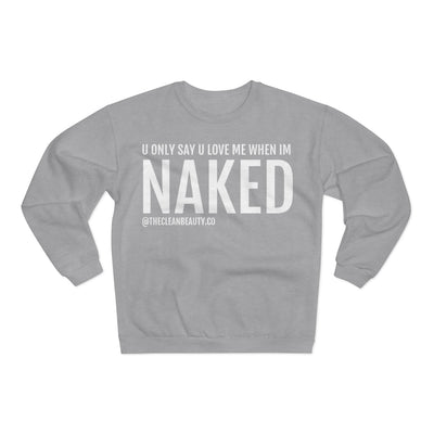 Unisex Crew Neck Sweatshirt Heather Grey