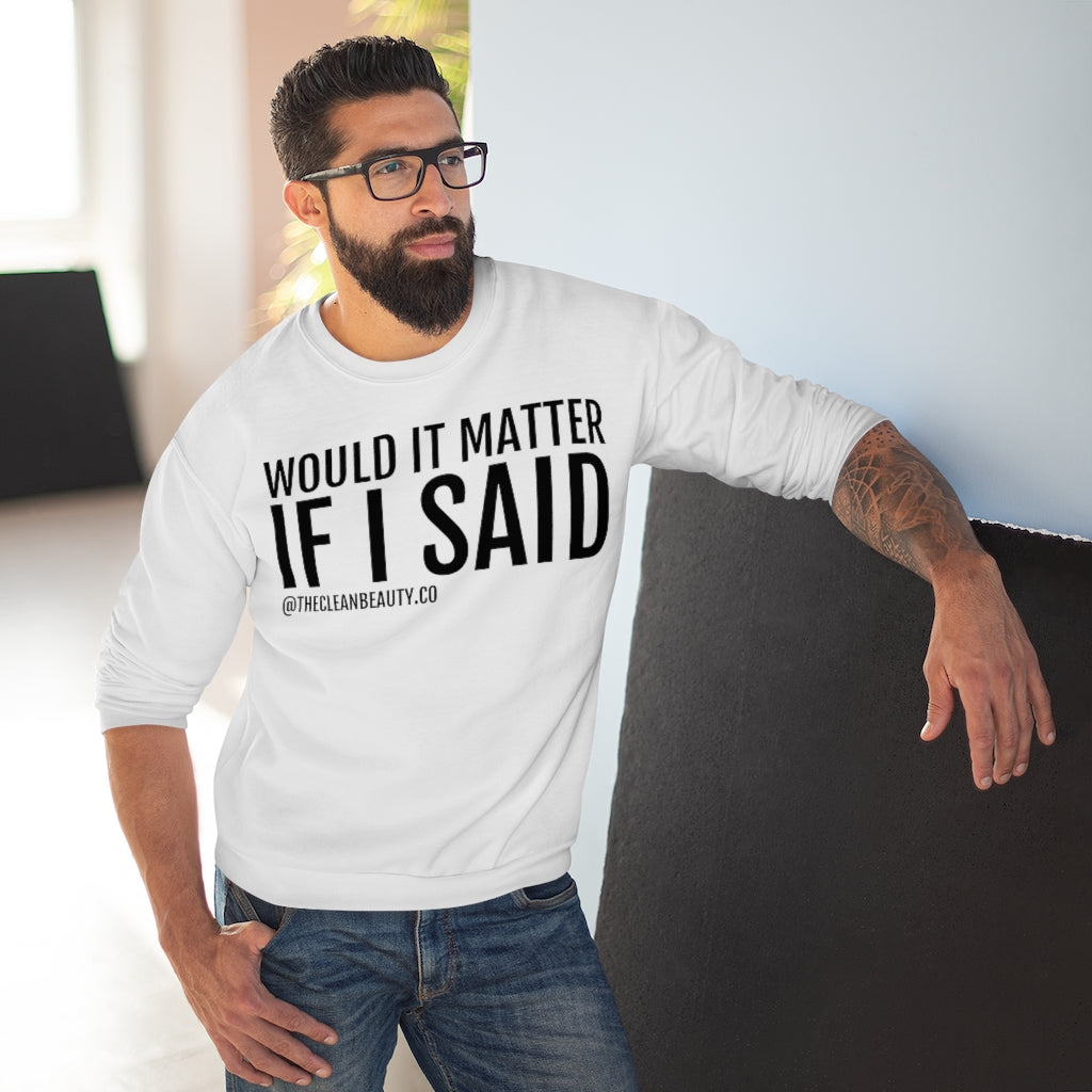 Unisex Crew Neck Sweatshirt