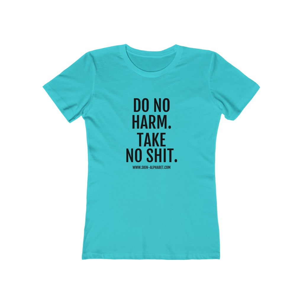 Women's The Boyfriend Tee/US Solid Tahiti Blue
