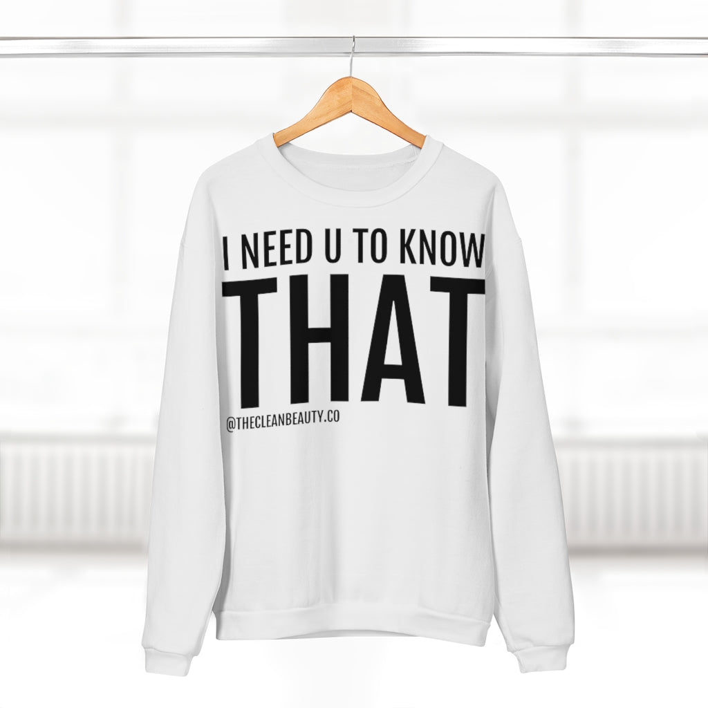 Unisex Crew Neck Sweatshirt