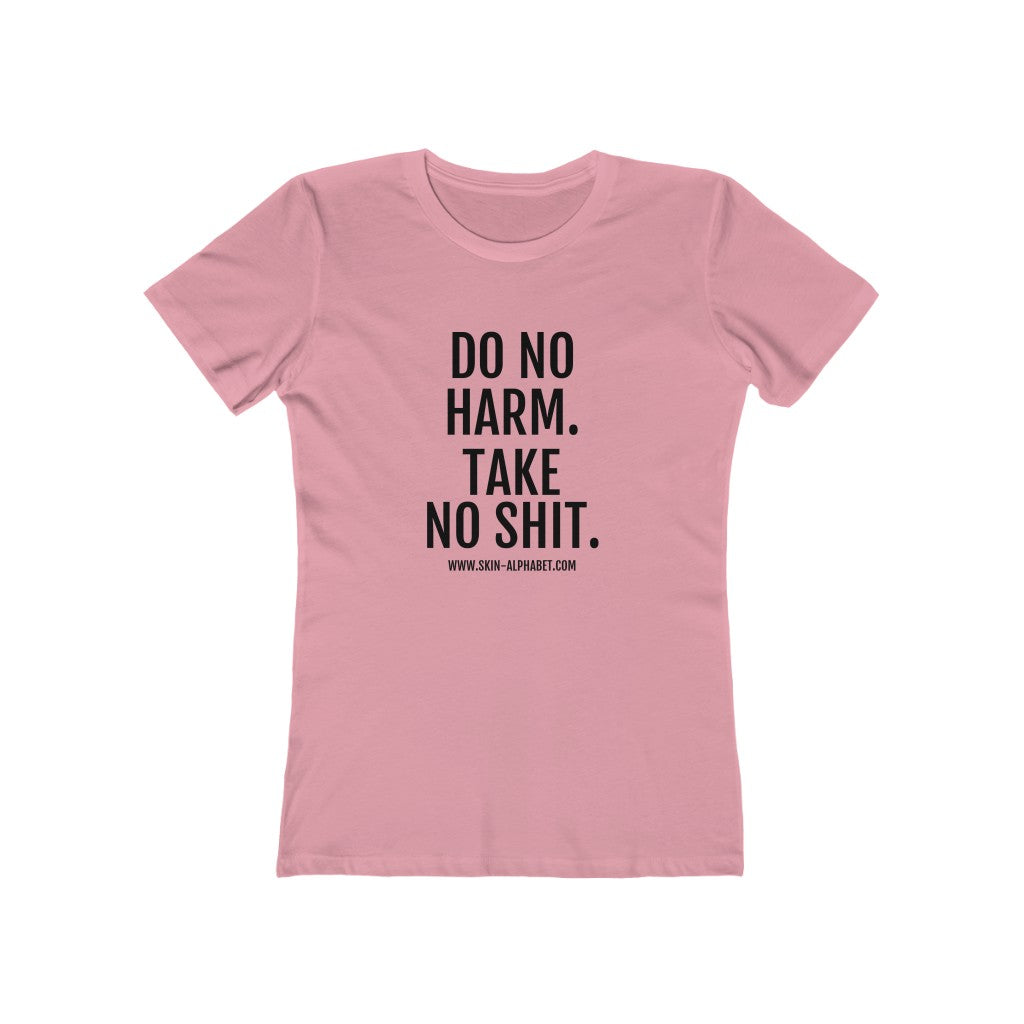 Women's The Boyfriend Tee/US Solid Light Pink