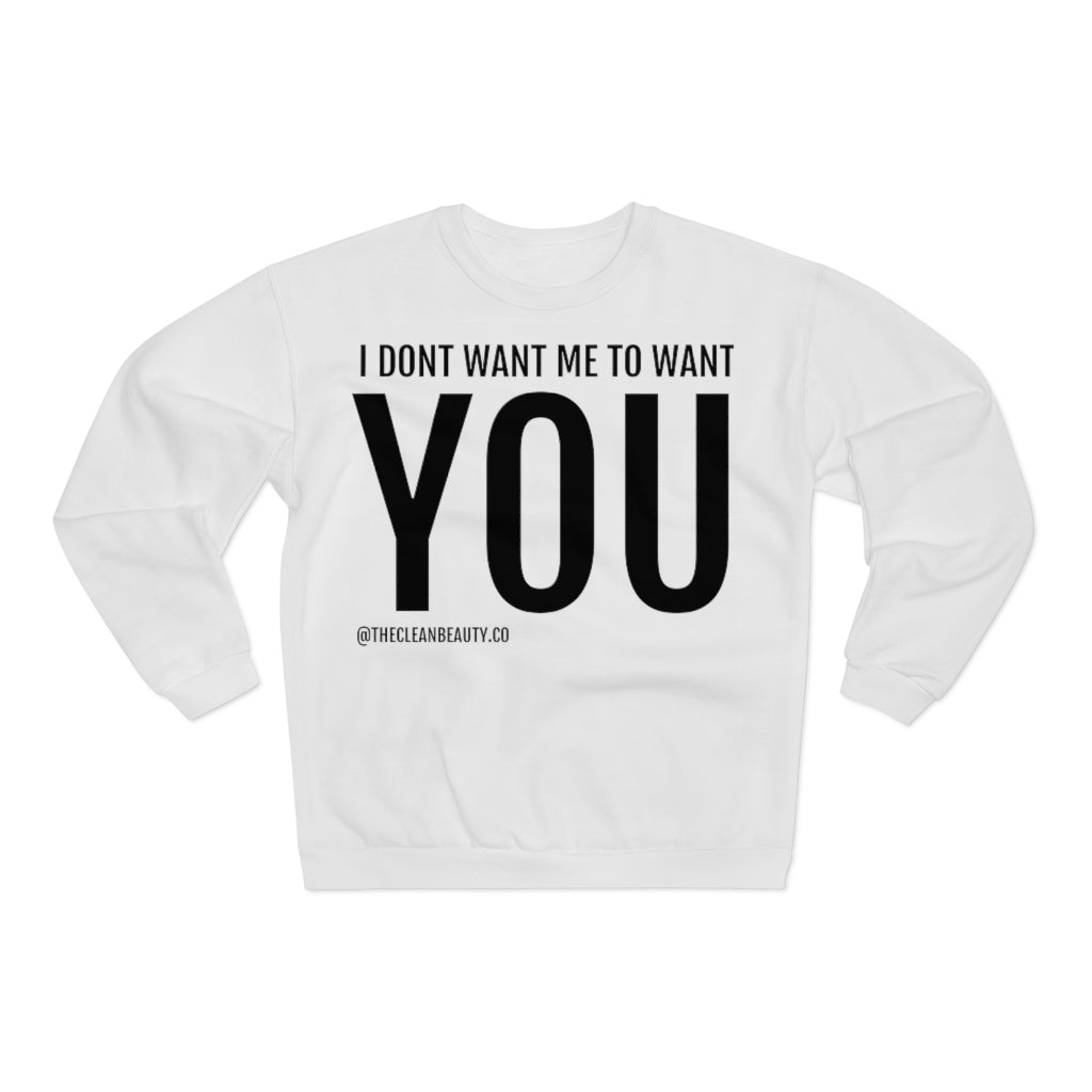 Unisex Crew Neck Sweatshirt White