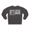 Unisex Crew Neck Sweatshirt Anthracite