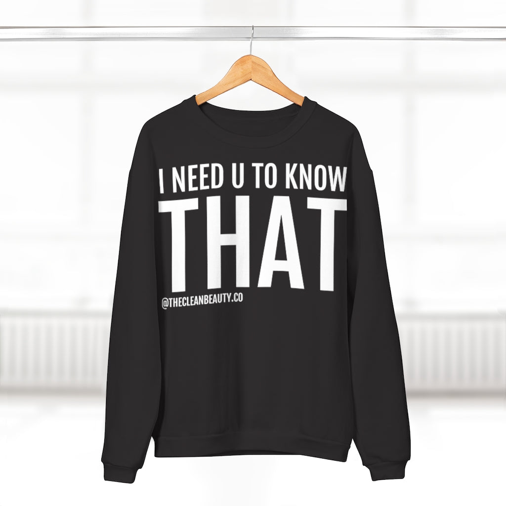 Unisex Crew Neck Sweatshirt