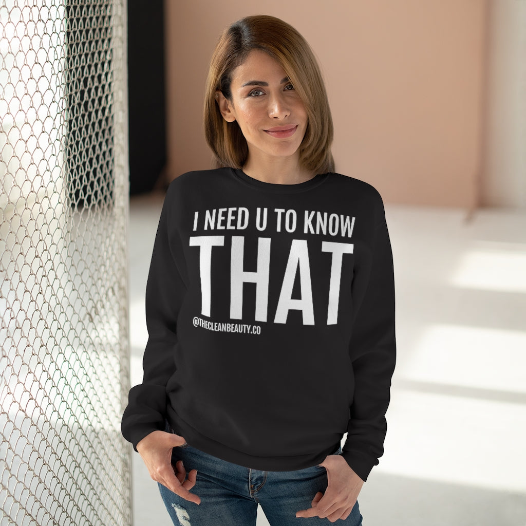 Unisex Crew Neck Sweatshirt