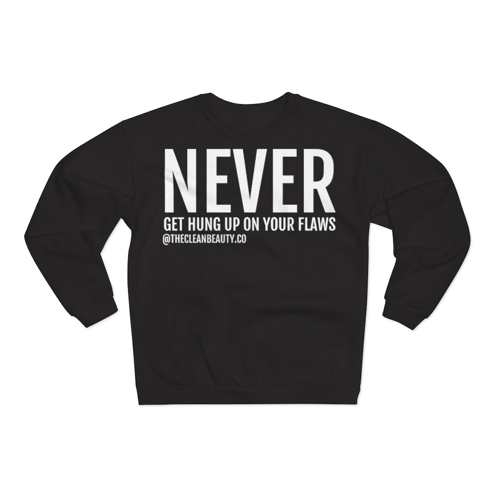 Unisex Crew Neck Sweatshirt Black