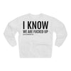 Unisex Crew Neck Sweatshirt White