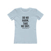 Women's The Boyfriend Tee/US Solid Light Blue