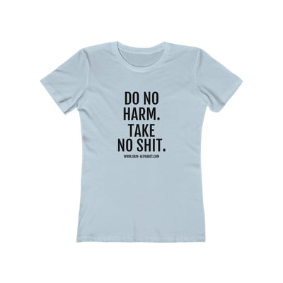Women's The Boyfriend Tee/US Solid Light Blue