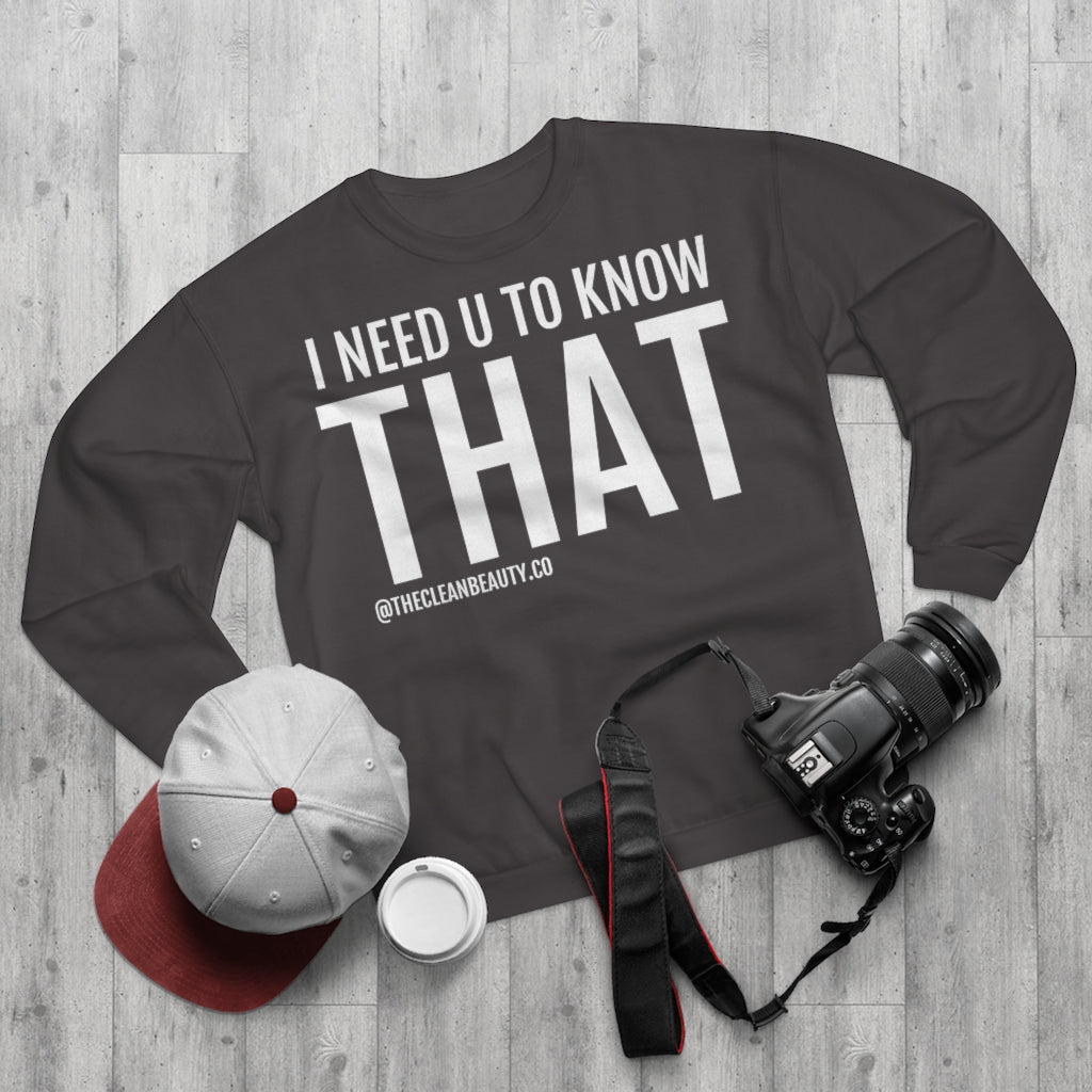 Unisex Crew Neck Sweatshirt