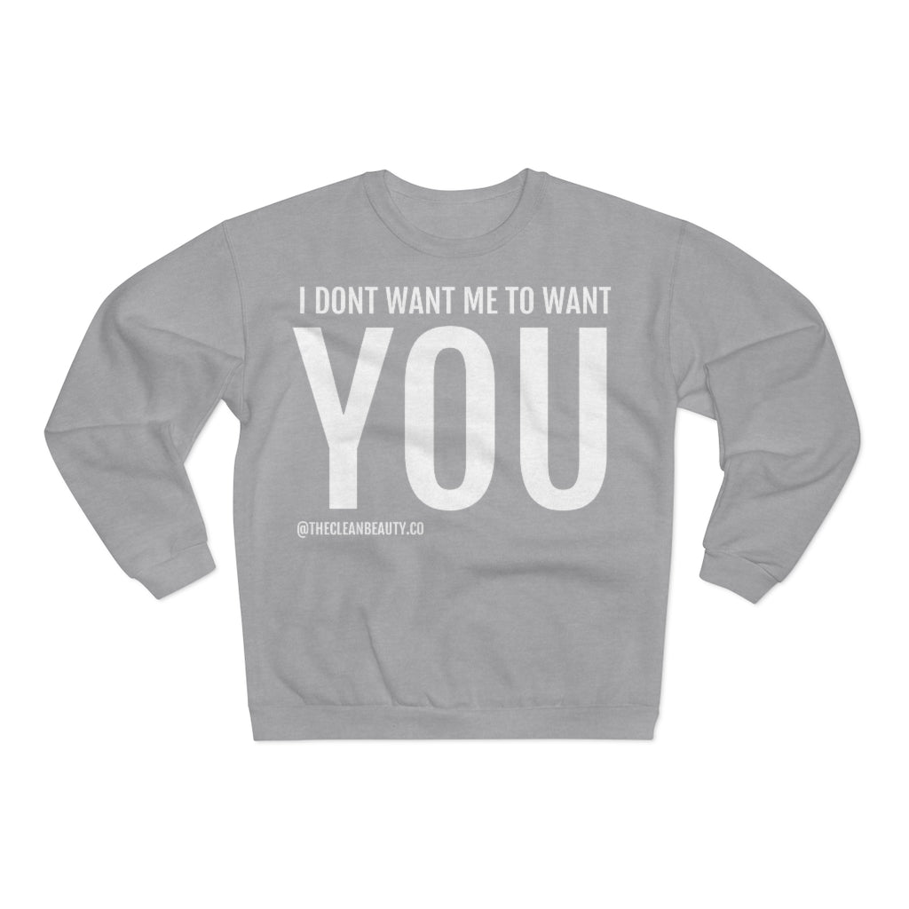Unisex Crew Neck Sweatshirt Heather Grey