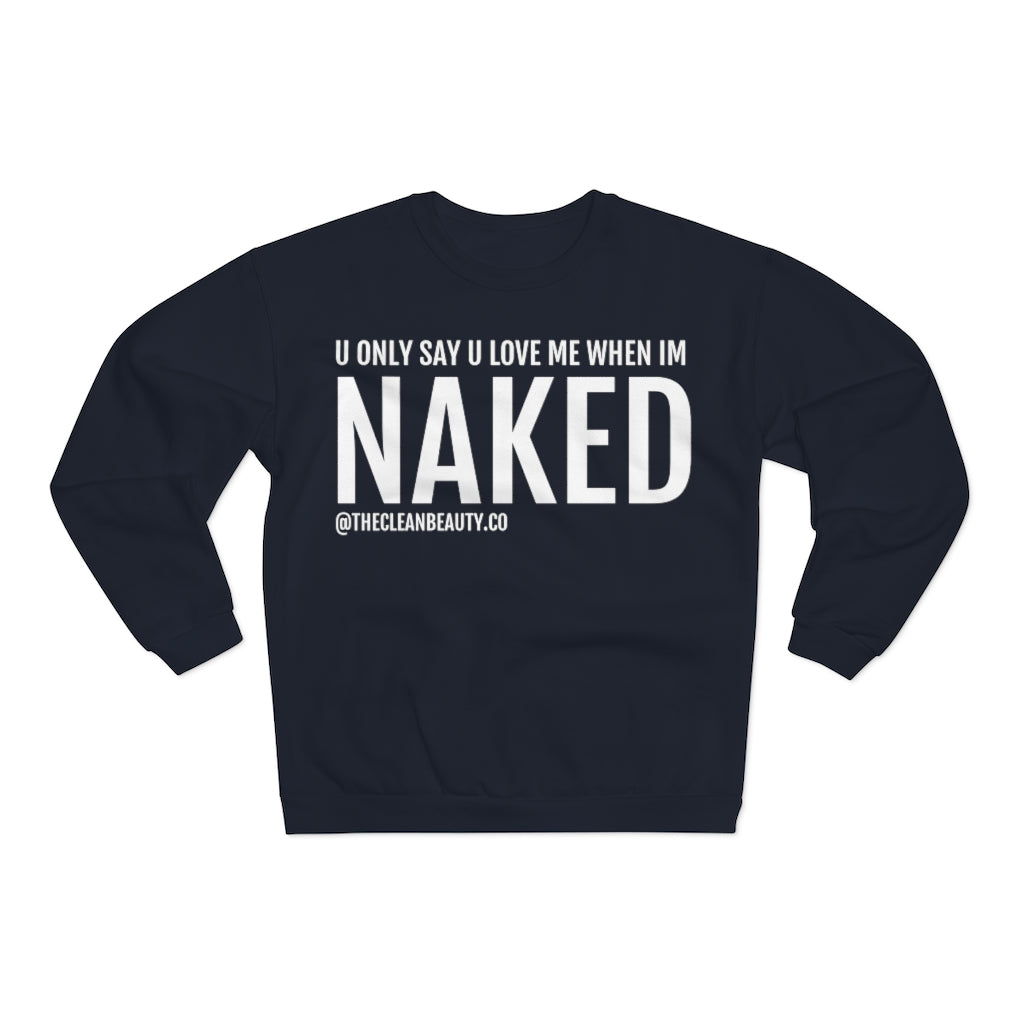 Unisex Crew Neck Sweatshirt Navy