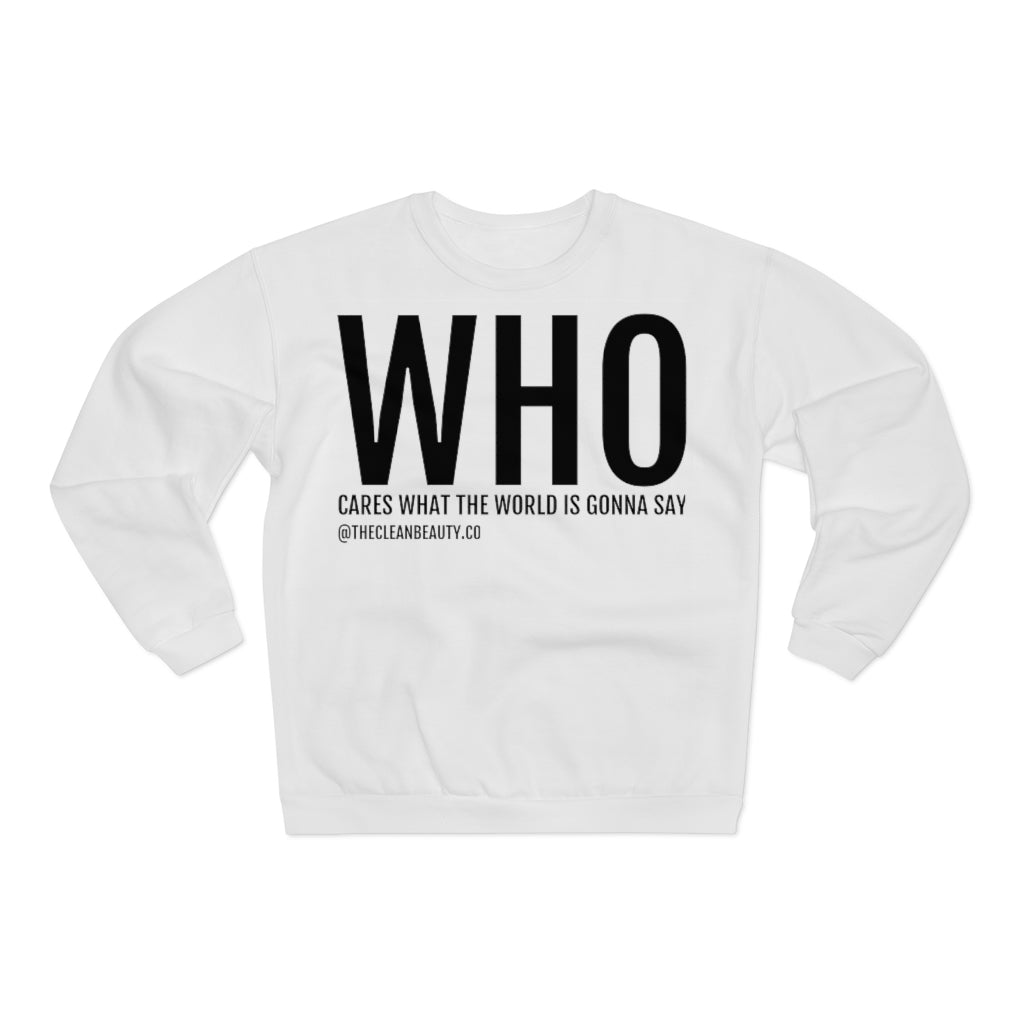 Unisex Crew Neck Sweatshirt White