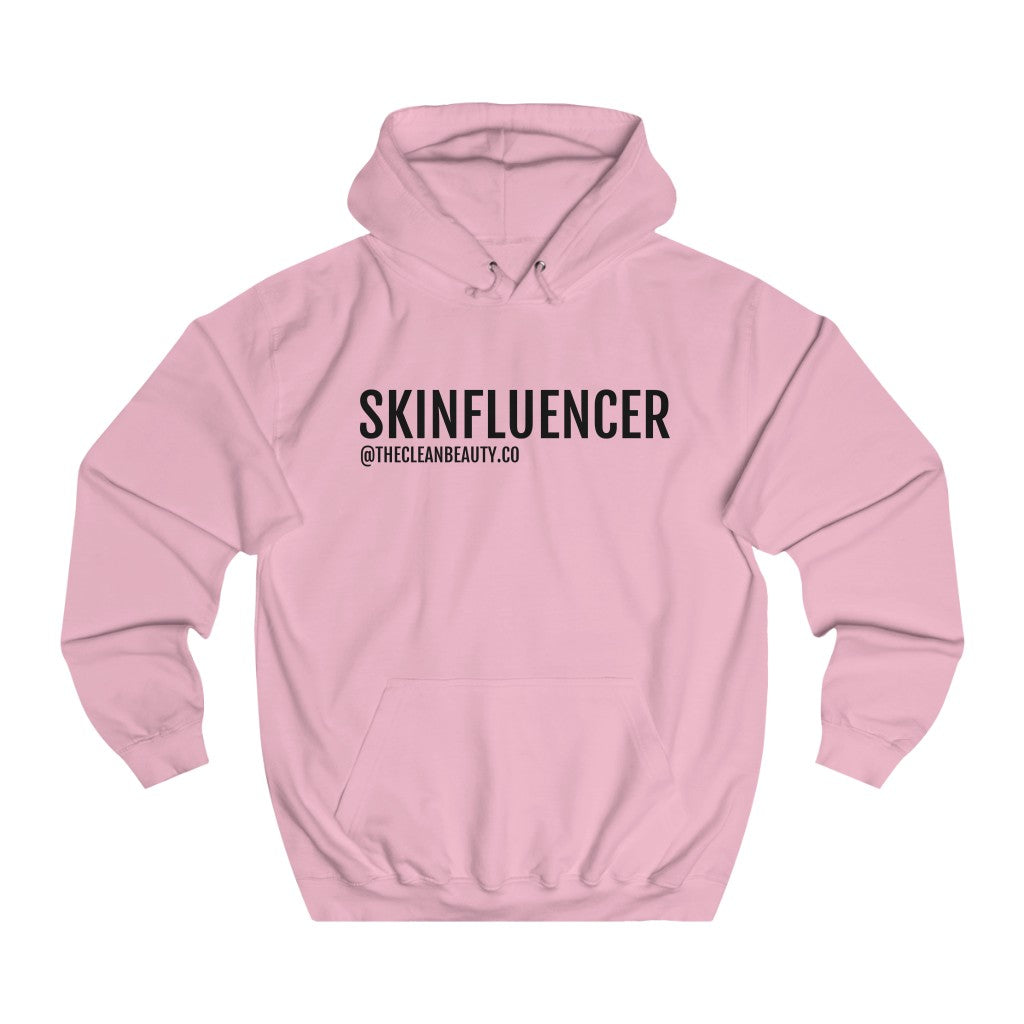 Unisex College Hoodie Baby Pink