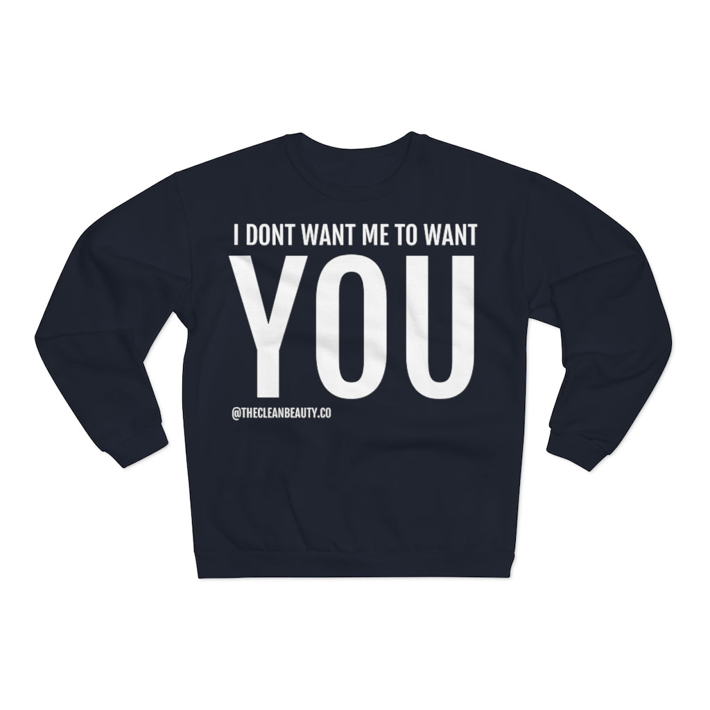 Unisex Crew Neck Sweatshirt Navy