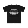 Unisex Softstyle T-Shirt/US Black