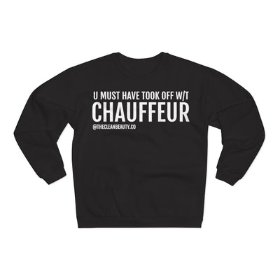 Unisex Crew Neck Sweatshirt Black