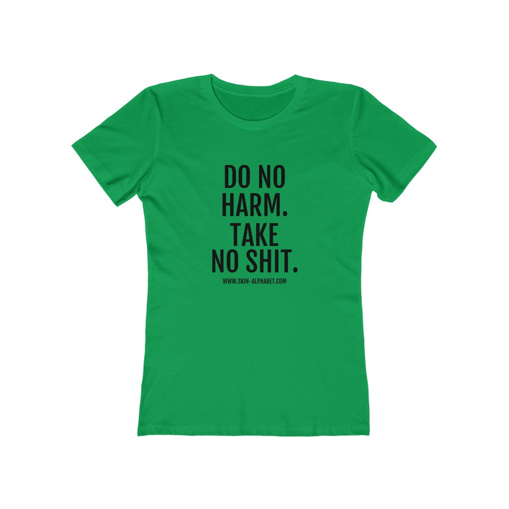 Women's The Boyfriend Tee/US Solid Kelly Green