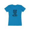 Women's The Boyfriend Tee/US Solid Turquoise