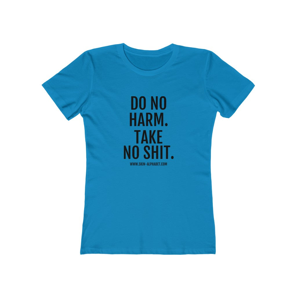Women's The Boyfriend Tee/US Solid Turquoise