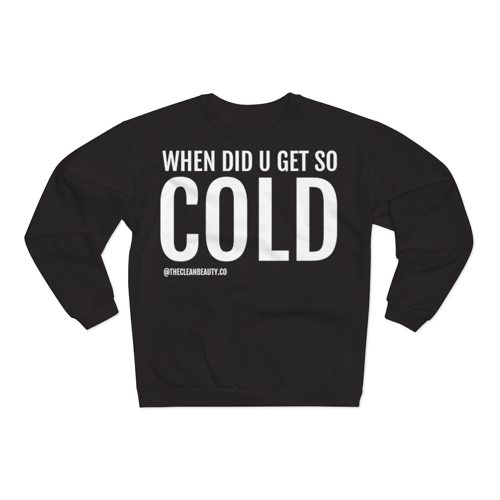 Unisex Crew Neck Sweatshirt Black