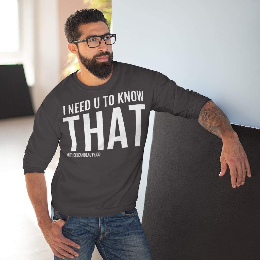 Unisex Crew Neck Sweatshirt