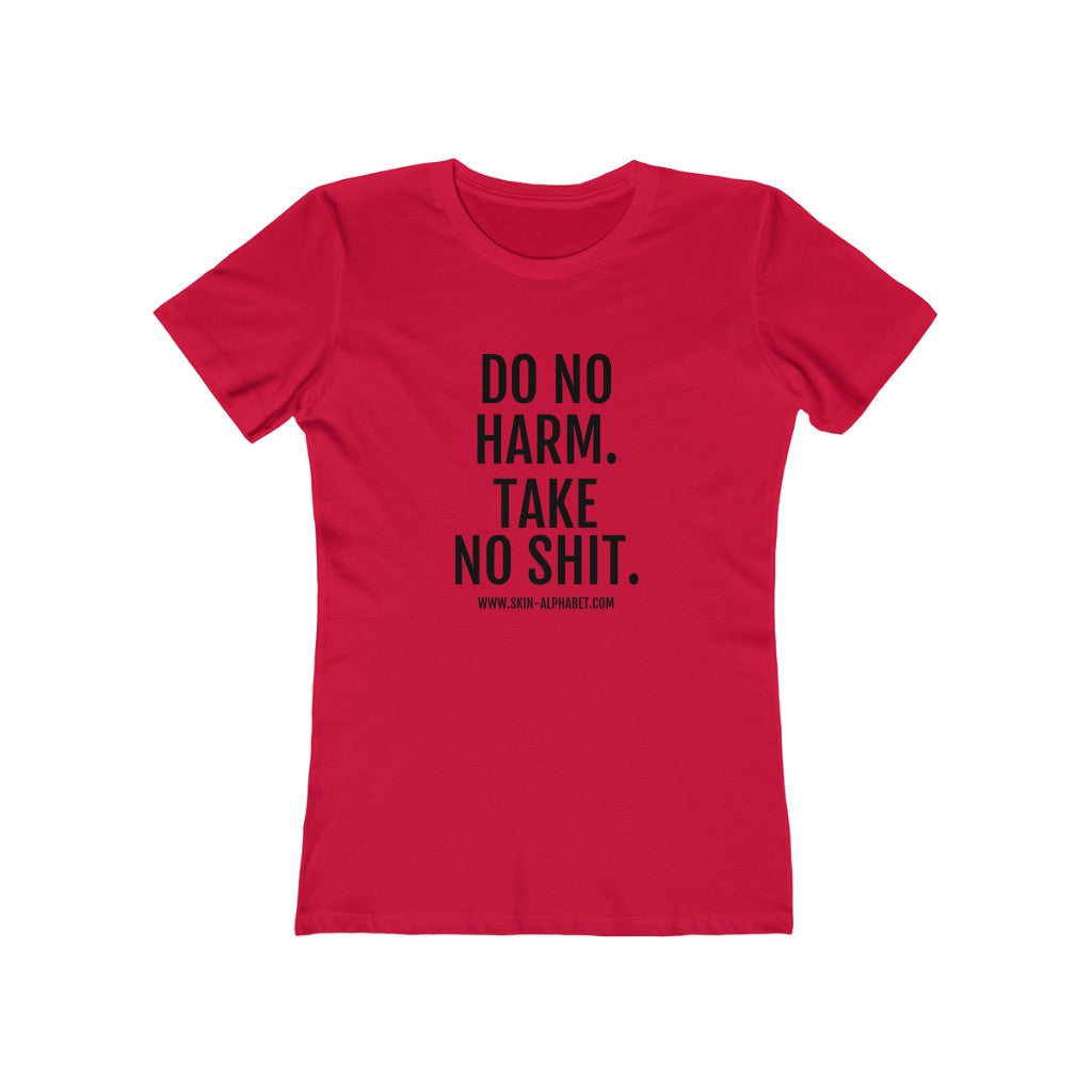Women's The Boyfriend Tee/US Solid Red