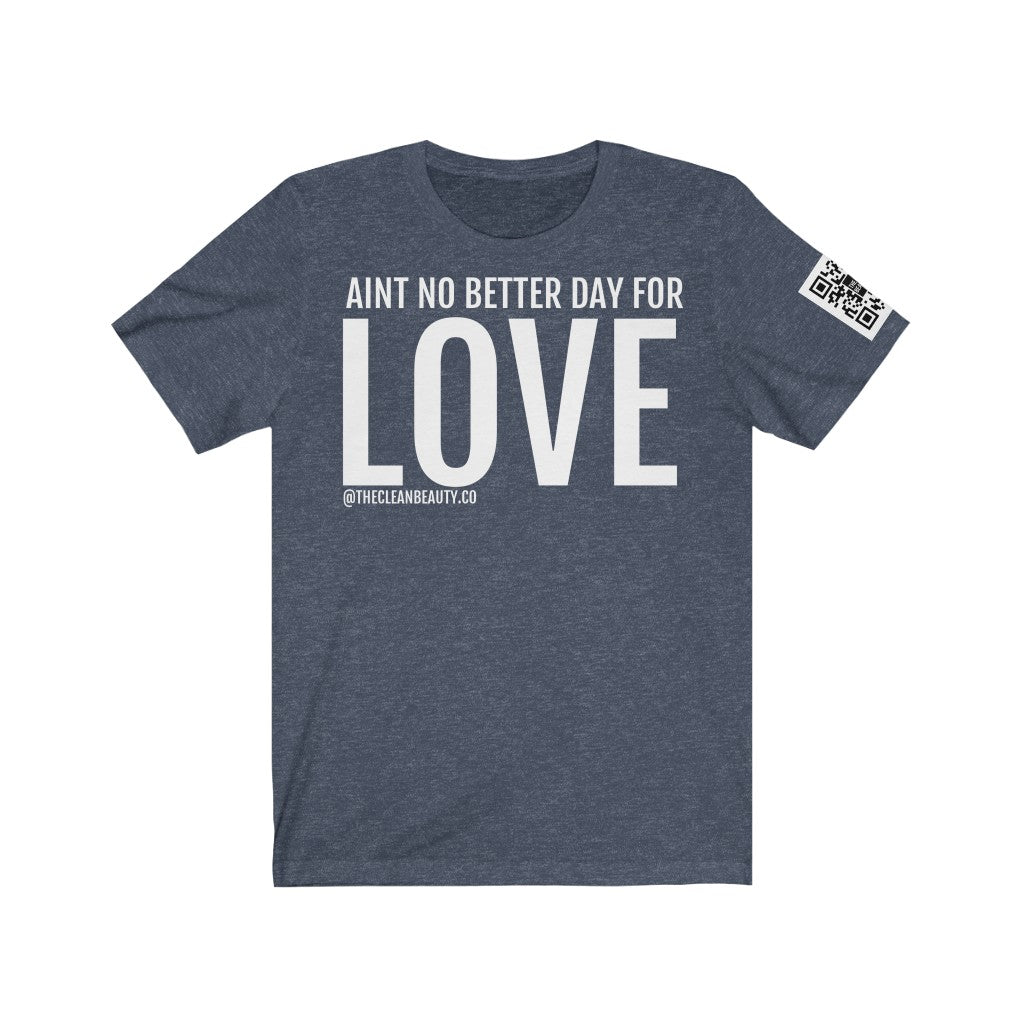 Unisex Jersey Short Sleeve Tee Heather Navy