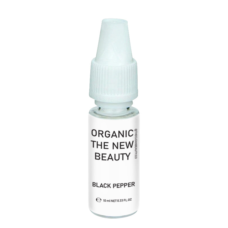 black pepper essential oil | organic | made with plant lipids 10ml