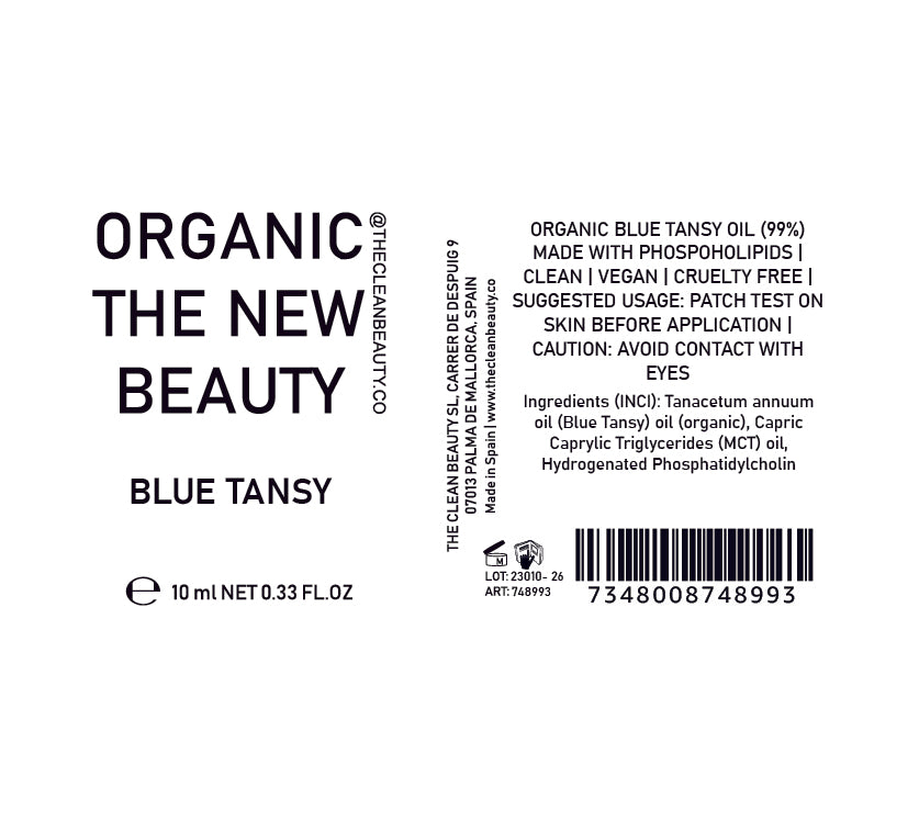 blue tansy essential oil | organic | made with plant lipids