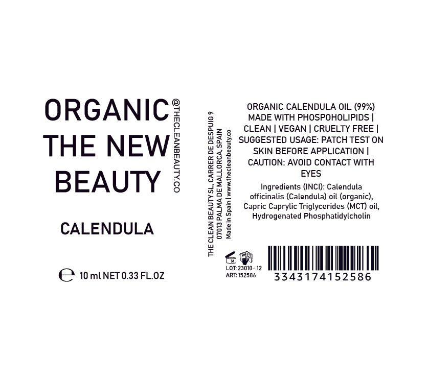 calendula essential oil | organic | made with plant lipids