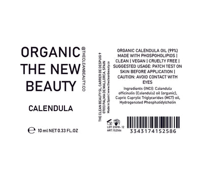 calendula essential oil | organic | made with plant lipids