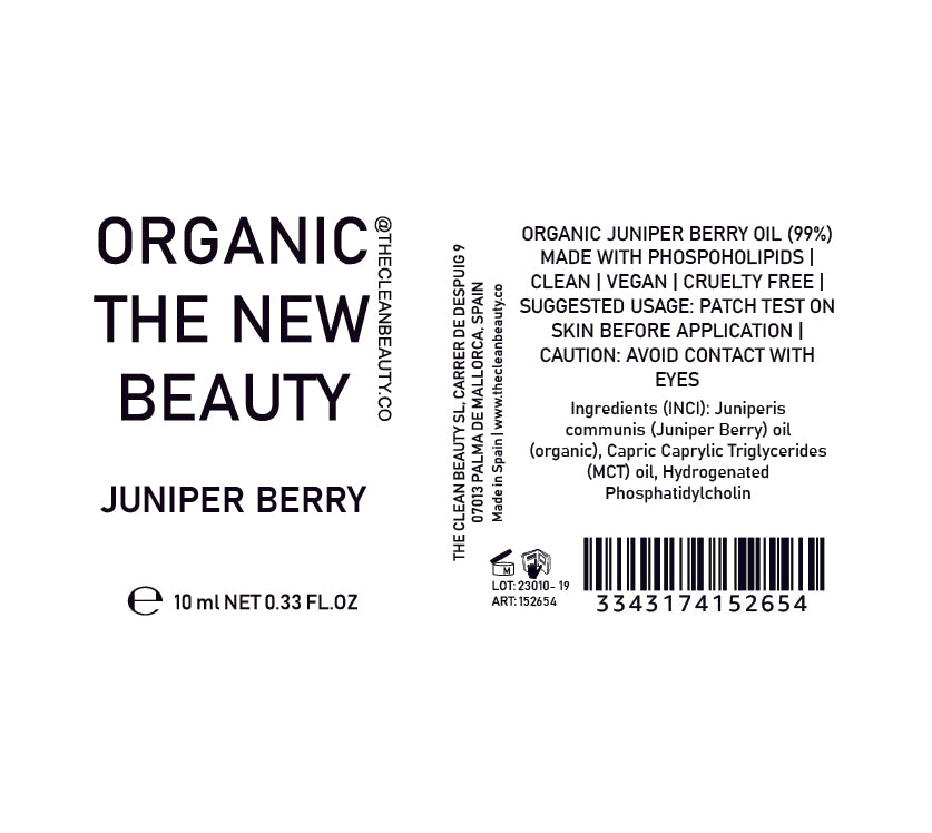juniper berry essential oil | organic | made with plant lipids