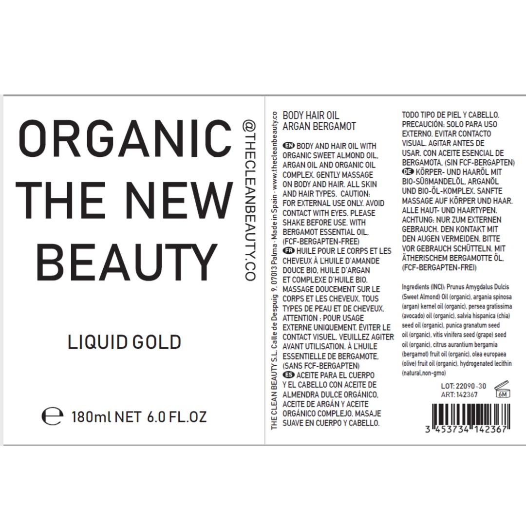 liquid gold | body hair oil | bio-organic