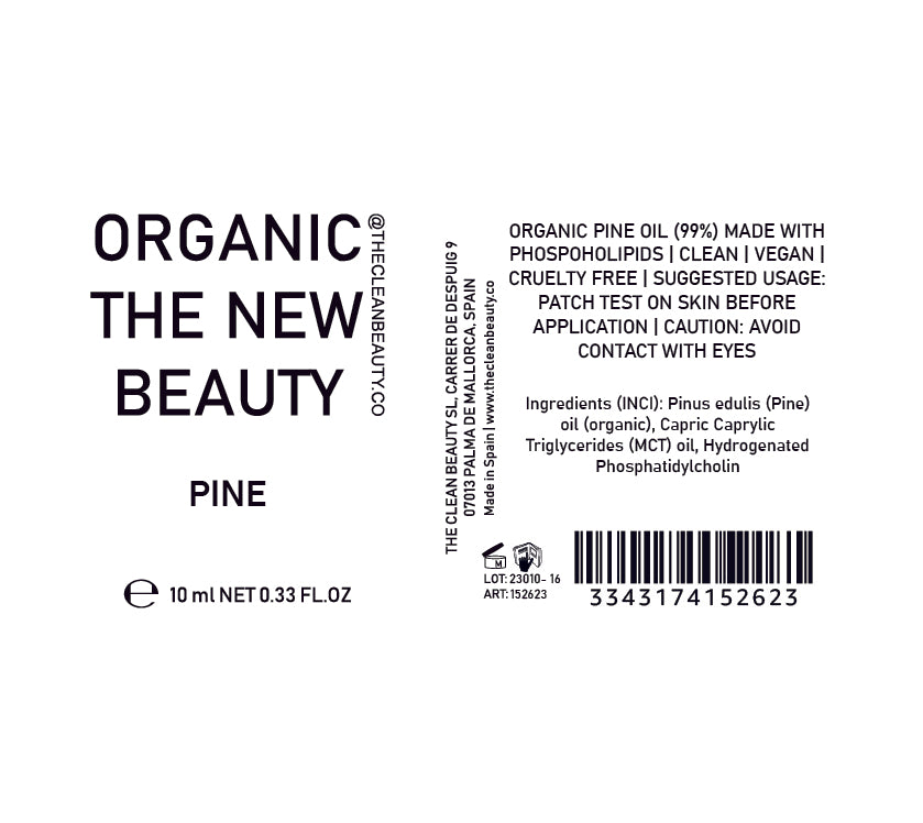 pine essential oil | organic | made with plant lipids