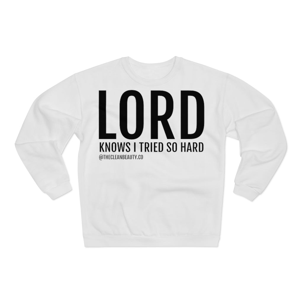 Unisex Crew Neck Sweatshirt White