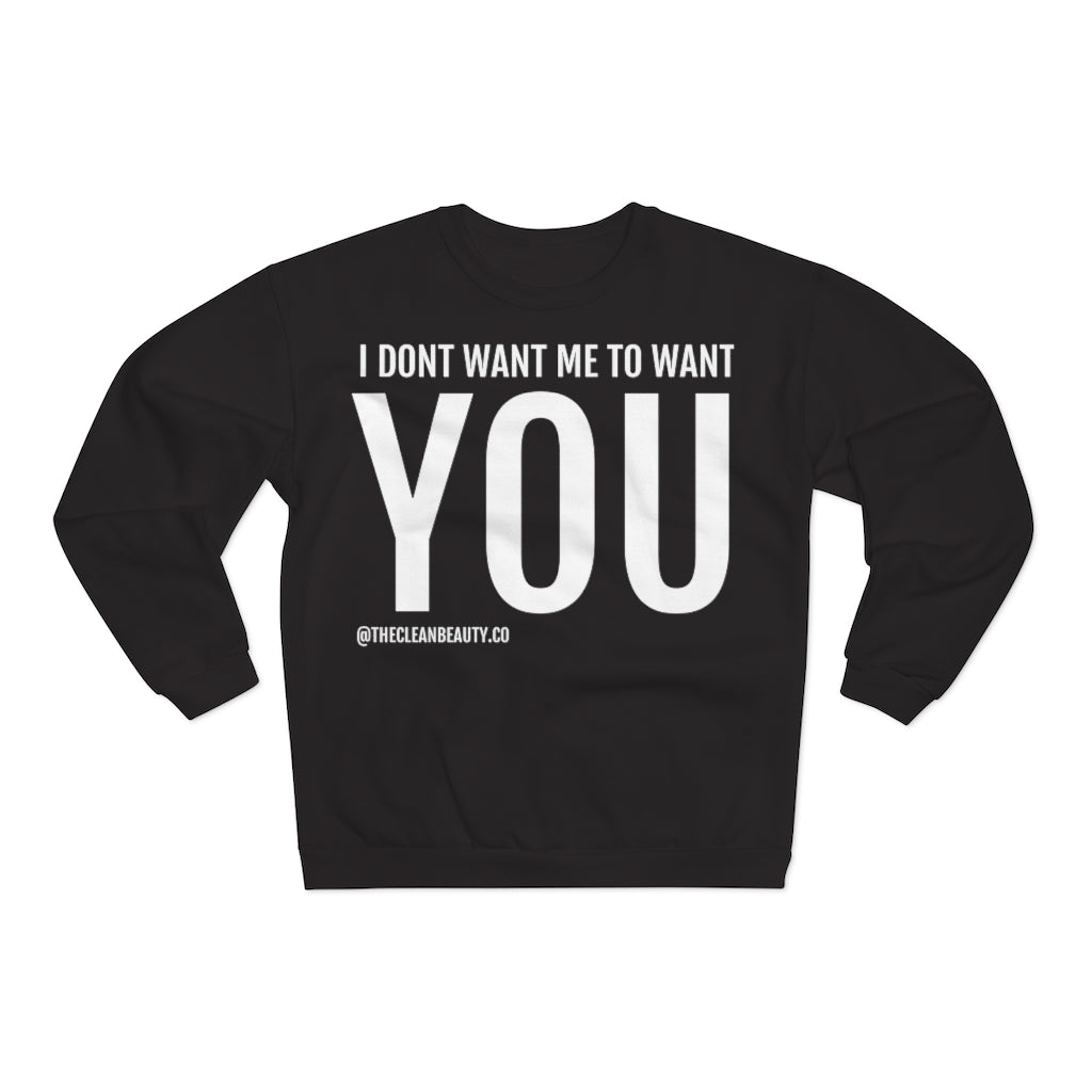 Unisex Crew Neck Sweatshirt Black
