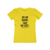 Women's The Boyfriend Tee/US Solid Vibrant Yellow