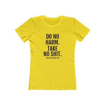 Women's The Boyfriend Tee/US Solid Vibrant Yellow