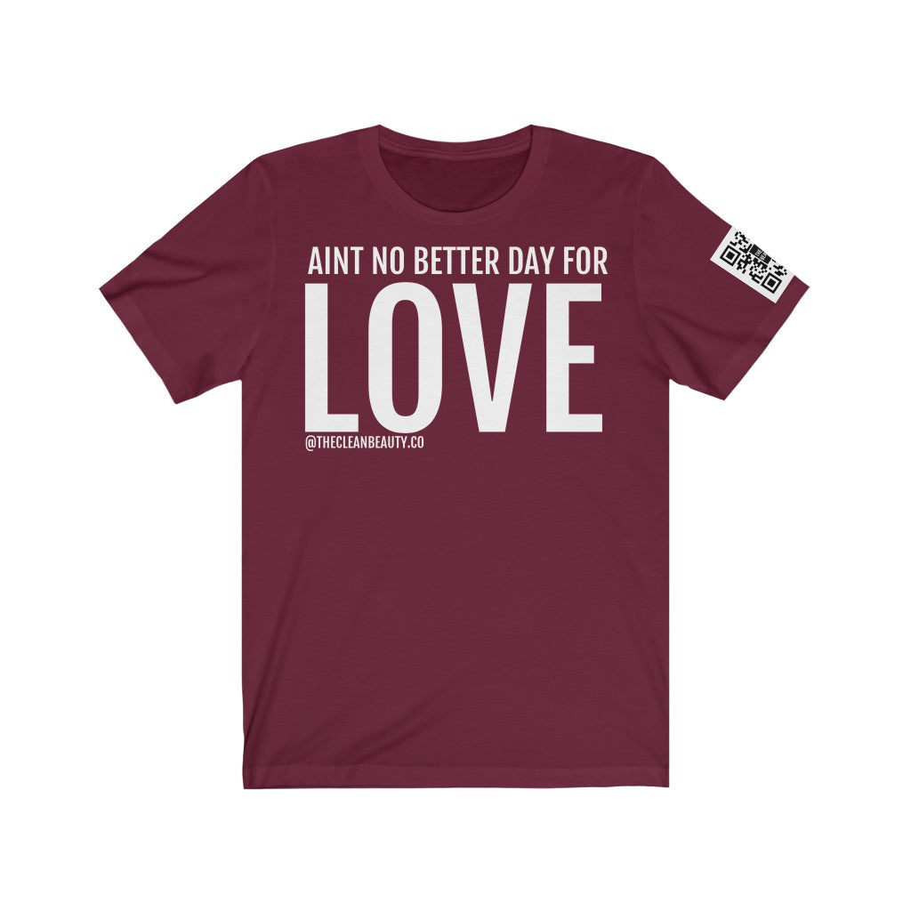 Unisex Jersey Short Sleeve Tee Maroon