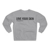 Unisex Crew Neck Sweatshirt Heather Grey