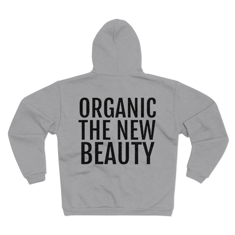 Unisex Hooded Zip Sweatshirt/EUROPE Heather Grey