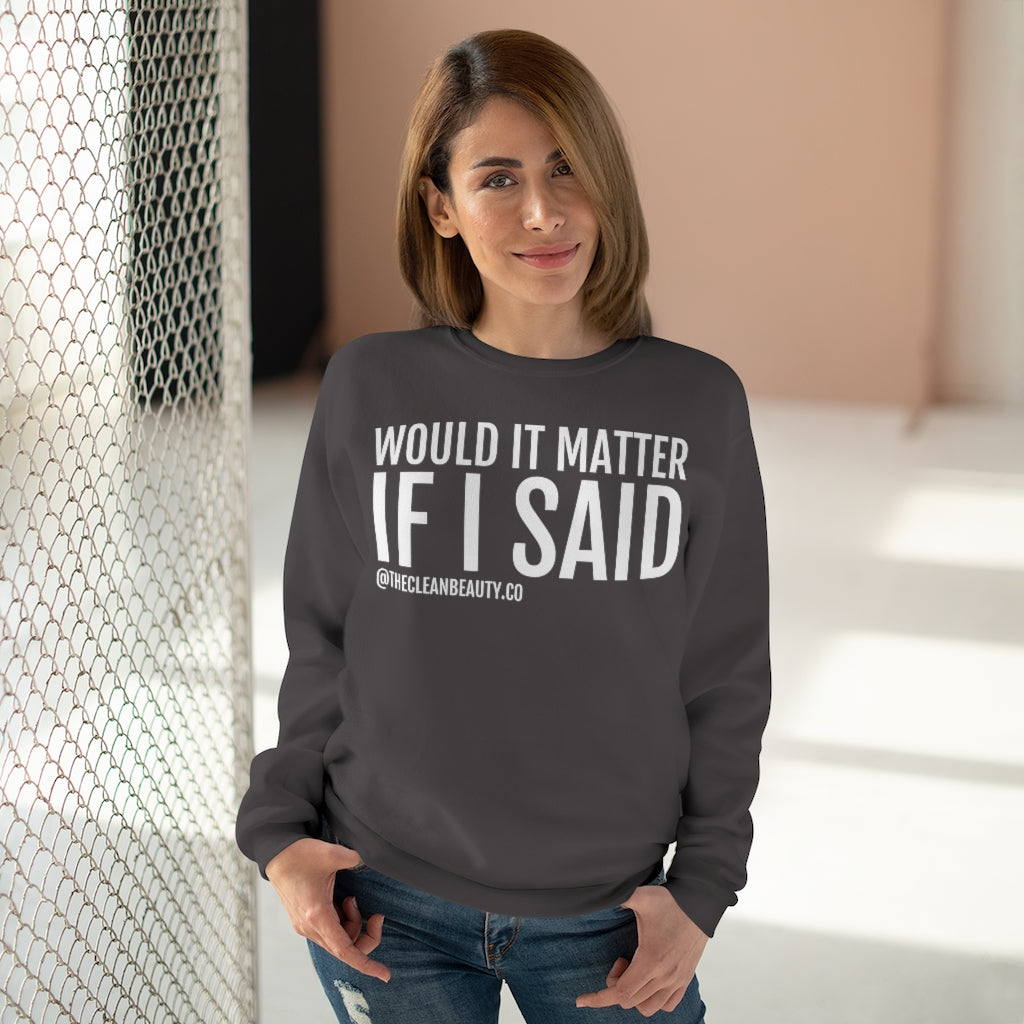 Unisex Crew Neck Sweatshirt