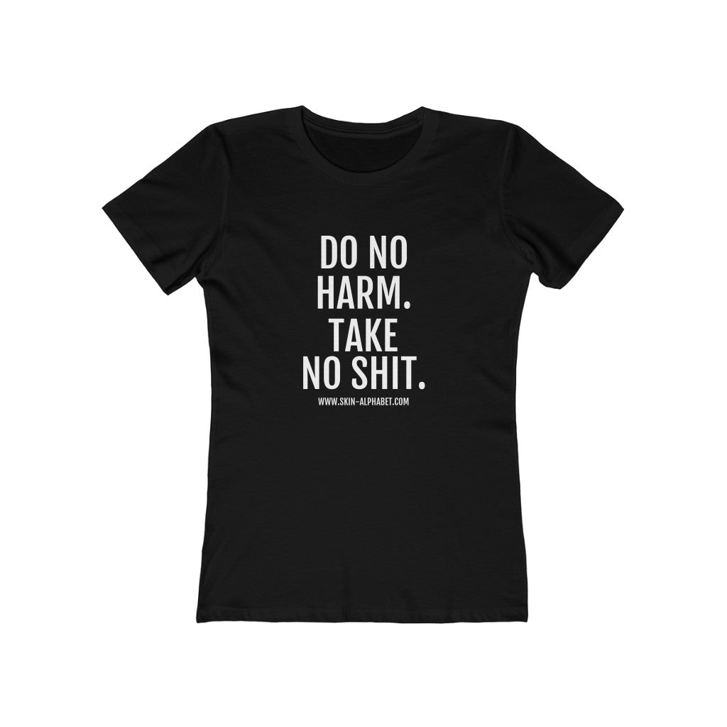 Women's The Boyfriend Tee/US Solid Black