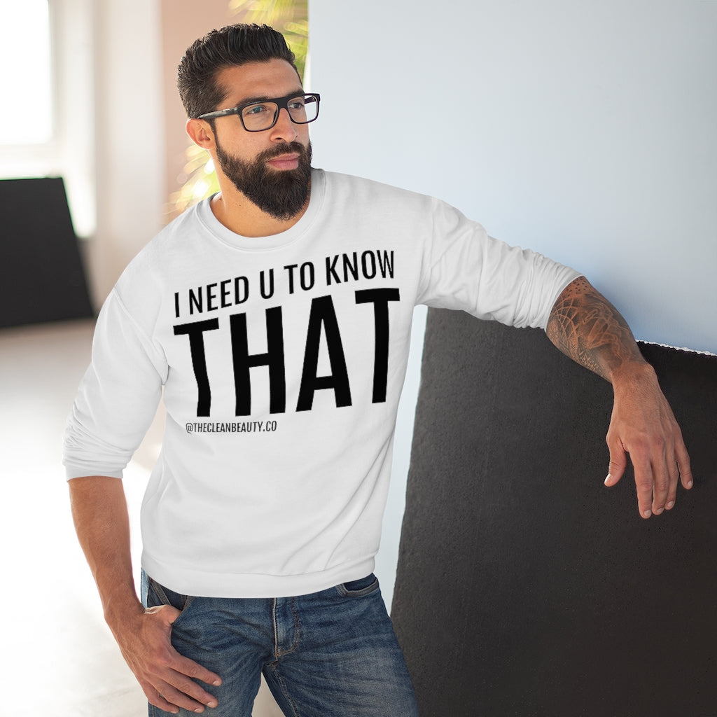 Unisex Crew Neck Sweatshirt