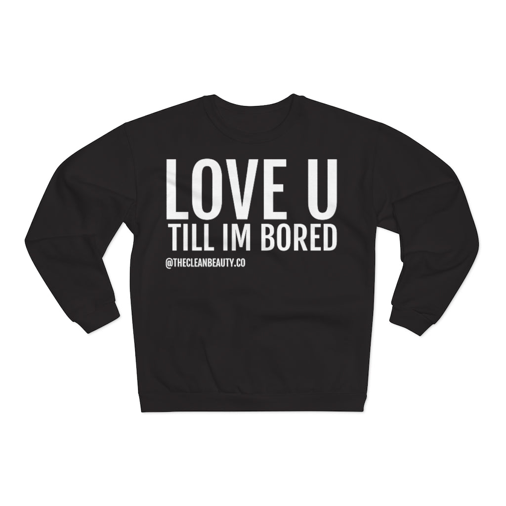 Unisex Crew Neck Sweatshirt Black