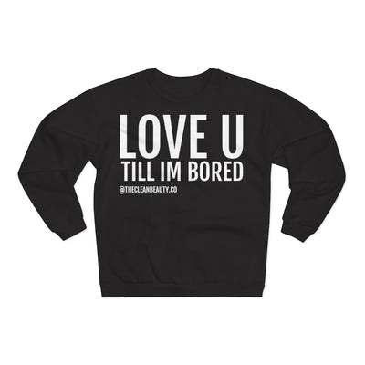 Unisex Crew Neck Sweatshirt Black