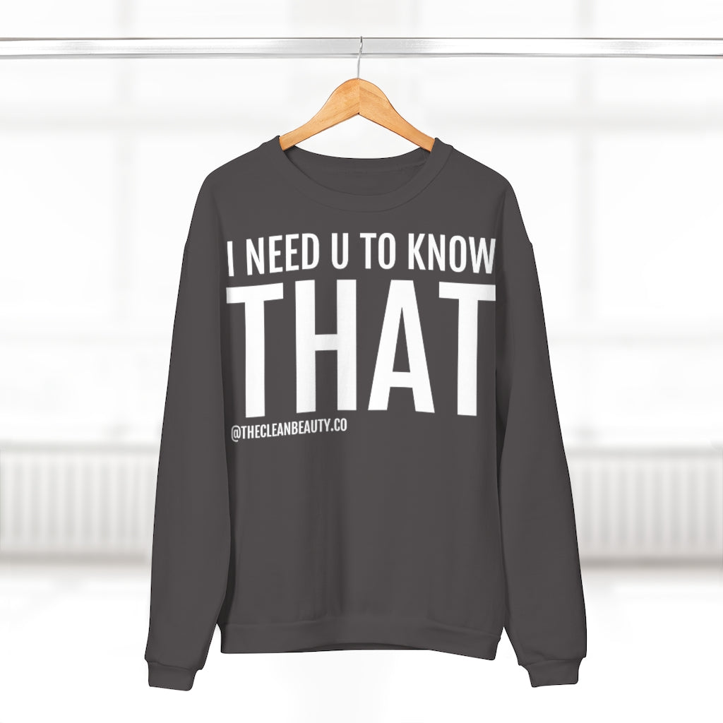 Unisex Crew Neck Sweatshirt